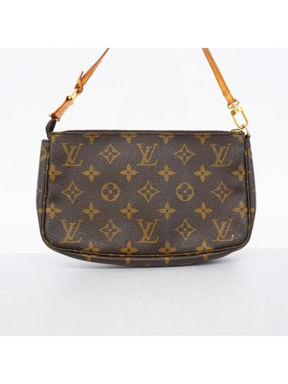 Louis Vuitton Pouch Monogram Pochette Soir Brown
